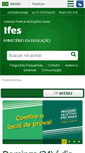 Mobile Screenshot of ifes.edu.br