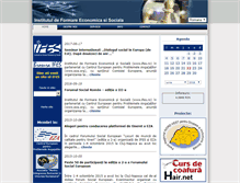 Tablet Screenshot of ifes.ro